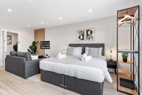 Modern AC Studio, 20min to Central London