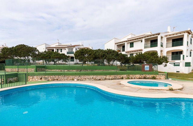 Modern Apartment Biniforcat with Terrace, Garden and Pool; Parking Available