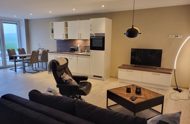 Modern, bright vacation apartment with terrace, sauna & alpacas - pure relaxation!