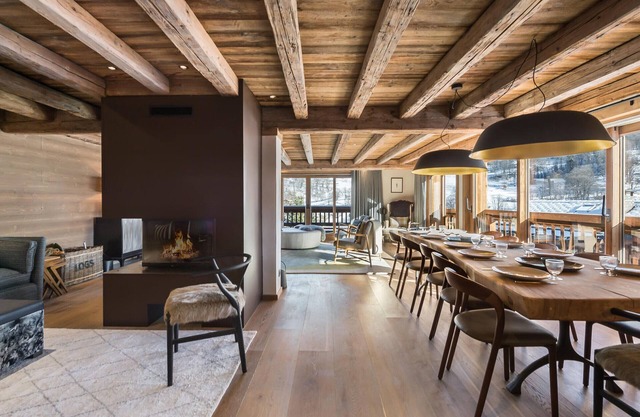 Modern Chalet with Jacuzzi and Mountain Views in Charming Savoyard Village