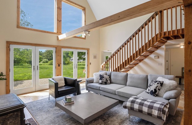 Modern Dairy Barn with Ample Natural Light and 2 Living Rooms!