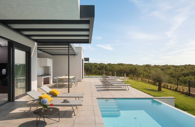 Modern Villa Noble with outdoor and indoor pool