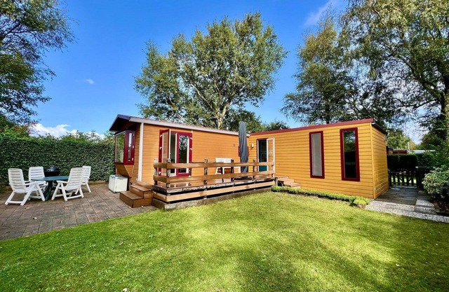 Modernes Chalet im Park Campanula mit Schönem Garten mit Privatsphäre, 4 Personen, Wlan