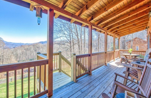 Mountain Vibes - Sleeps 8, 3 bedrooms, 3 baths, Wood Fireplace, Hot Tub