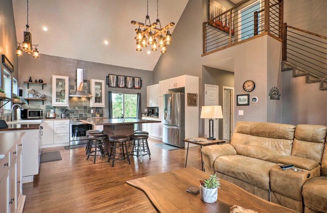 Mtn-View Home on 3 Acres with Arcade and Hot Tub!