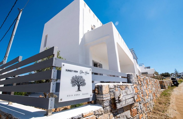 Naxos, Agia Anna, sunset view, Olive House