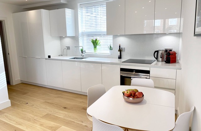NEW 1 bed flat in Borough balcony and shard view
