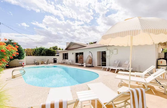 NEW! Chic Stay - Pool - Fire Pit - Min to Old Town