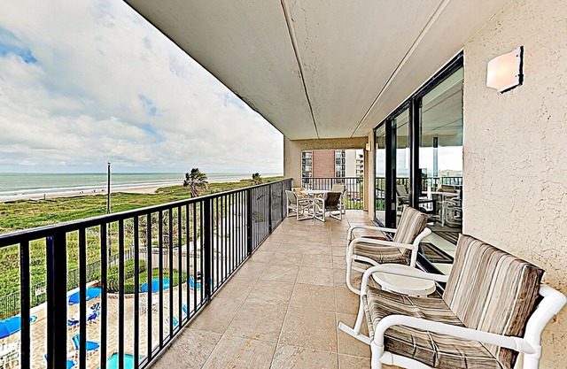 New Listing! Gulf-View Corner Unit 410 w/ Private Balcony & Luxe Amenities