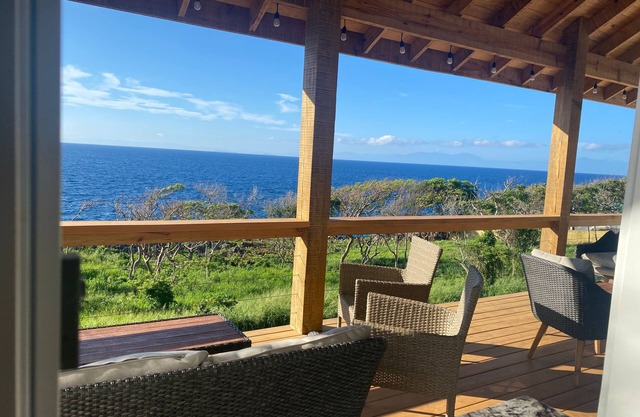 New villa, sleeps 8, exclusive neighborhood; great views of the Caribbean.