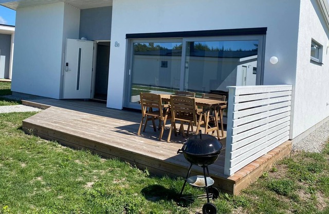 Newly produced bungalow at Tofta Strand