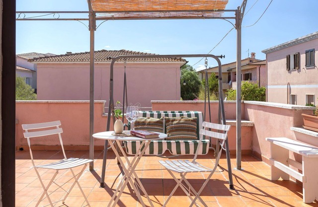 Nice apartment for 2 guests with A/C, WIFI, TV, terrace, pets allowed and parking