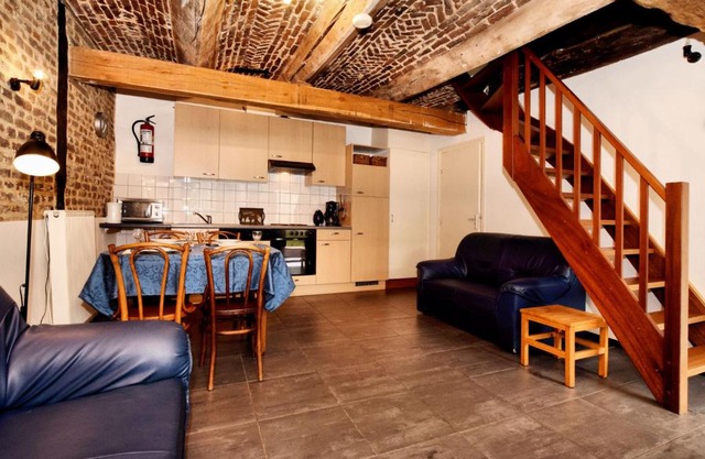 Nice apartments in a monumental square farm