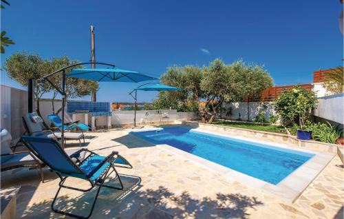 Nice Home In Barbat With House Sea View
