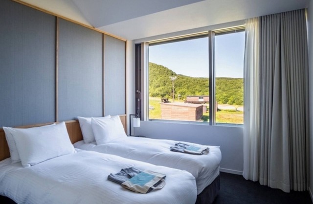 Nonsmoking 2bedroom suite twin East view Breakfast included Buffet/Abutagun Hokkaidō