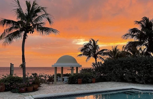 Ocean front chateau offers maximum privacy and feels like home