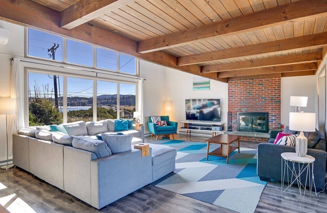 Ocean Front House Sits Right on a Sandy Beach!
