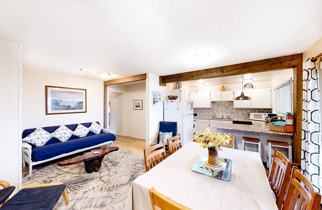 Ocean-view lower-level duplex across street from beach - dog-friendly