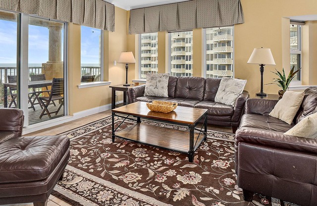 Oceanfront condo with balcony, sunrise views, WiFi & on-site pool/fitness center