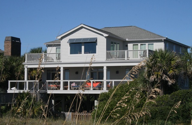 Oceanfront house at North Litchfield Beach in Pawleys Island.