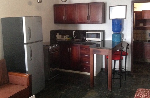 Oceanfront Studio directly on a long sandy beach