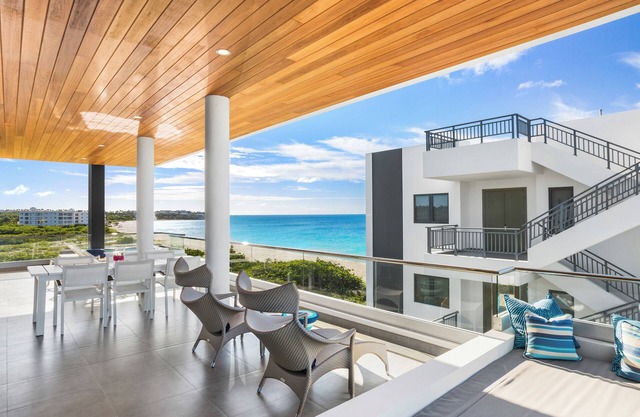 Oceanview Penthouse Villa at Award-winning Tranquility Beach Resort on Meads Bay