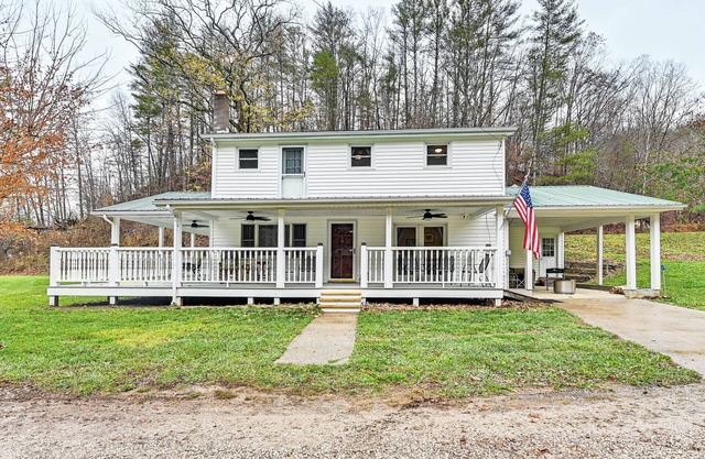 On 220 Acres: Home w/Trails in West Liberty!