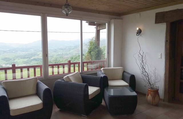 On the heights of the Basque Country, enjoy the panorama and Camino Frances.