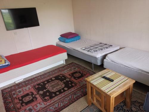 One Room with 3 single beds
