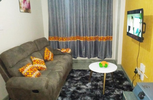 orange kitenge house