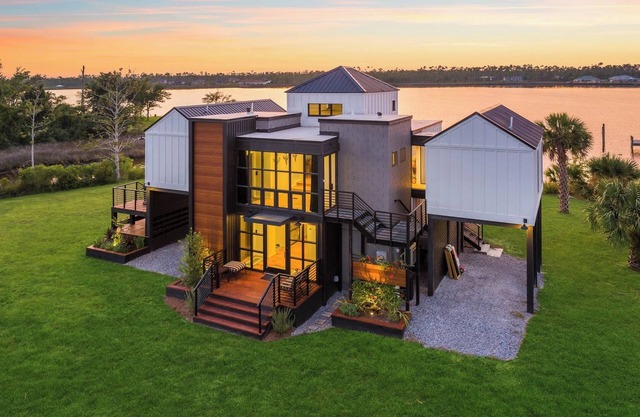Organically Designed Spacious Home w/a Resort Style Heated Pool & Private Dock