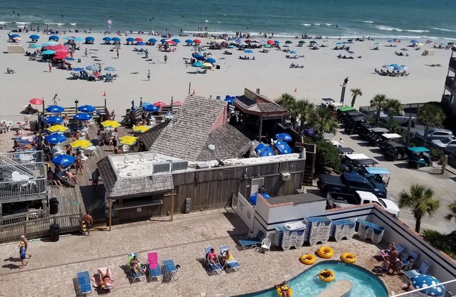 Overlooking Ocean Annie's And ocean