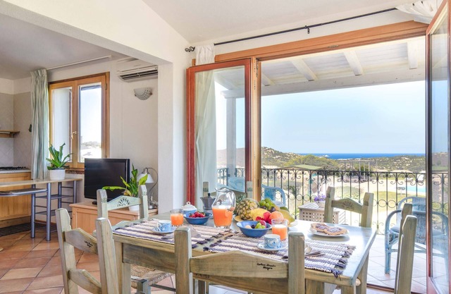 Panorama Apartm,5min from the beach, pool wifi air-co BBQ garden Costa Smeralda