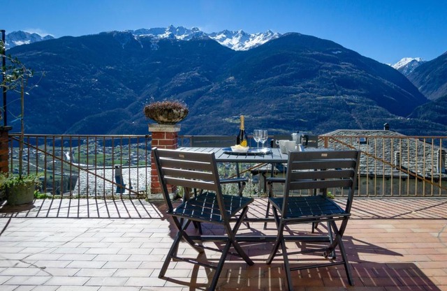 Panoramic Apartment Italian Alps Valtellina near Sondrio, Tirano