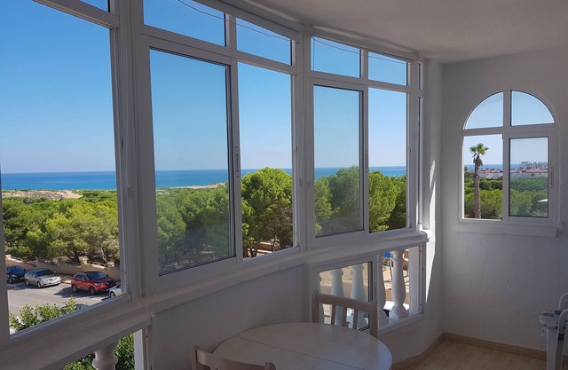 Park Beach. The apartment is on the corner and has sea views.