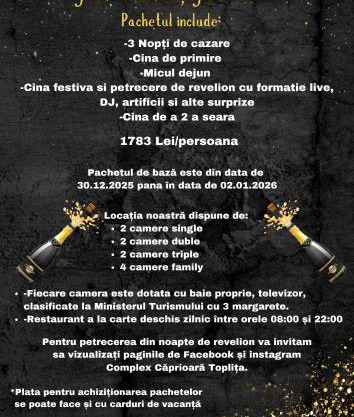 Pensiune Restaurant Căprioara Toplița