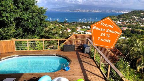 Piscine et Vue Mer - F2 Cosy - Anse à l'Âne, 3-Îlets - Plage 5 min