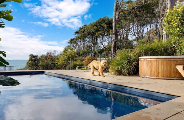 Pool and Hot Tub Over Malua Bay