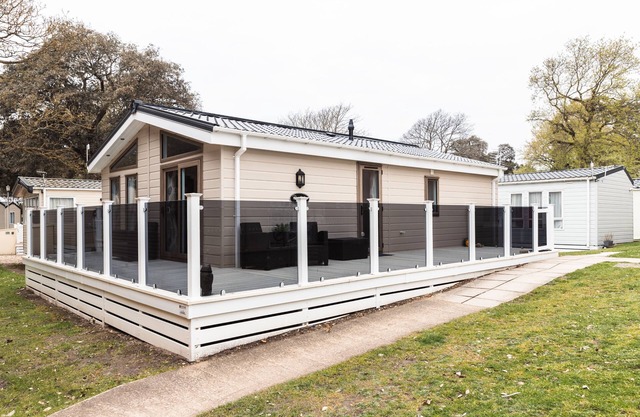 Pool Lodge - A spacious lodge close to the pool on Sandhills Holiday Park