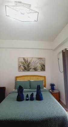 Pool View Room 333B Amani Grand Resort near Mactan Cebu Airport Free wifi, netflix, pool and gym house, 3mins to airport