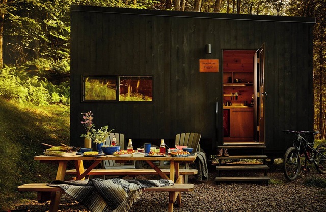 Postcard Cabins Hill Country