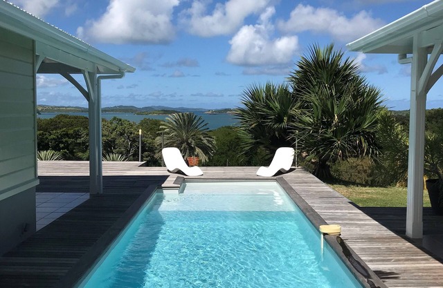 PRESTIGE VILLA IN CAP EST PANORAMIC VIEW OF THE LAGOON & ILETS OF FRANÇOIS