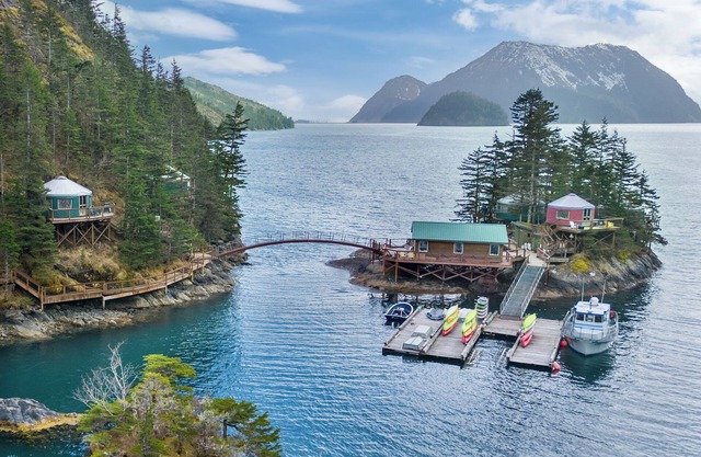 Private Cabins on Remote Island in Scenic Cove of Seward, AK - Kayaking and SUP