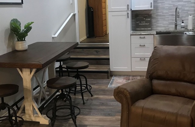 Private Entrance, Electric Fireplace, Private Patio w/Firepit