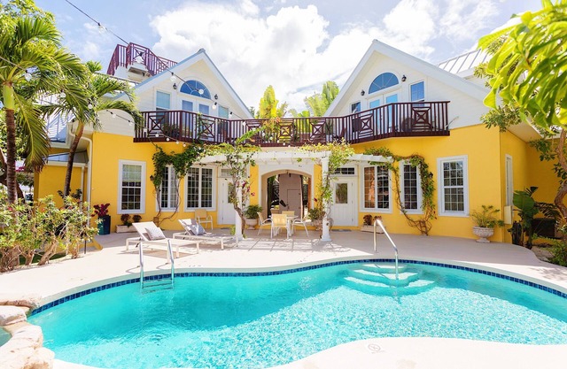 Pure Bliss Hibiscus Room at Cayman's Award Winning Shangri-La Bed & Breakfast