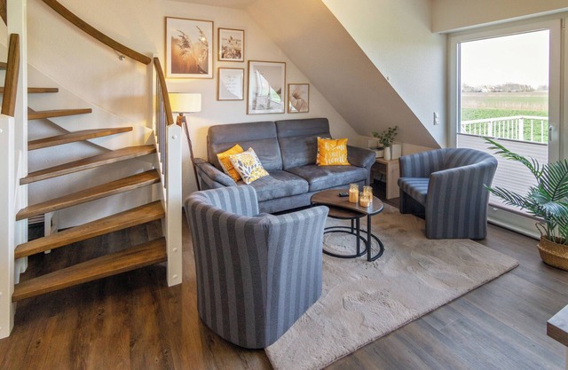 "Pure relaxation: Modern Waterkant vacation apartment with far-reaching views and comfort!"