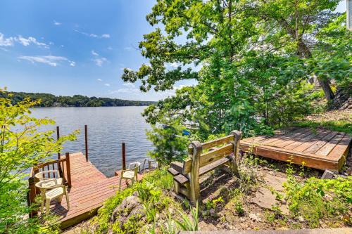 Quiet Cabin on Glen Lake with Boat Dock and Deck!