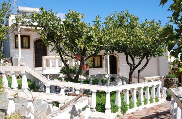 Quiet place with efflorescent garden