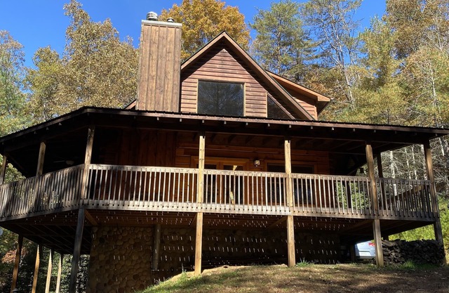 Relax on our wrap around porch with a gorgeous view!
