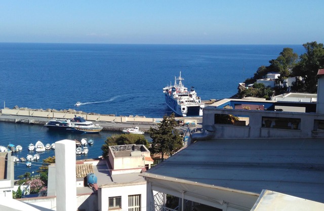 Renovated apartment on the main square of the island